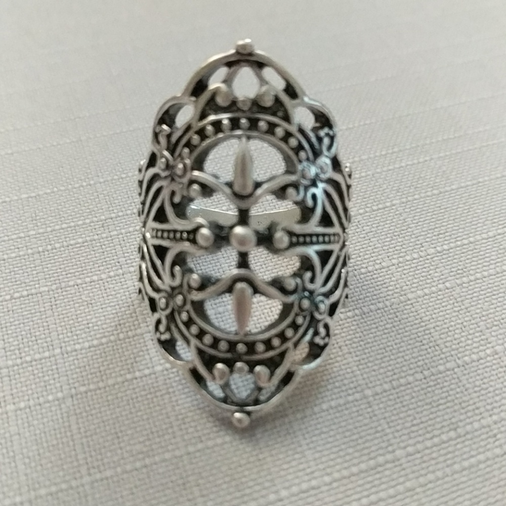 Antique Silver Ring - image 2
